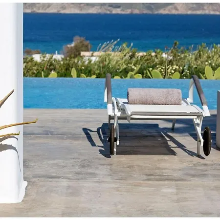Villa Elegant Mykonos Air Private Pool 4 Bedrooms Sea View Panormos *