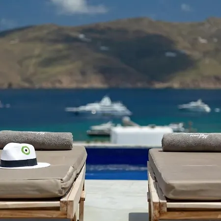 Elegant Mykonos Air Private Pool 4 Bedrooms Sea View Panormos *