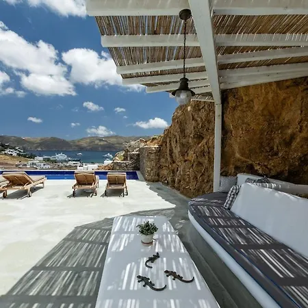 Villa Elegant Mykonos Air Private Pool 4 Bedrooms Sea View Panormos *