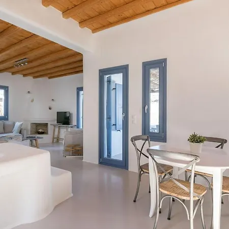 Elegant Mykonos Air Private Pool 4 Bedrooms Sea View Panormos Villa