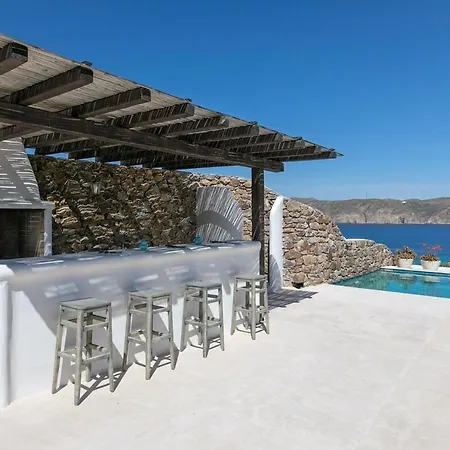 Villa Elegant Mykonos Air Private Pool 4 Bedrooms Sea View Panormos *