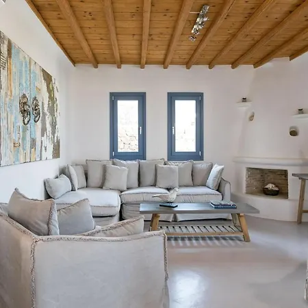 Elegant Mykonos Air Private Pool 4 Bedrooms Sea View Panormos *