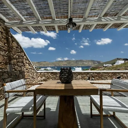 Elegant Mykonos Air Private Pool 4 Bedrooms Sea View Panormos Villa