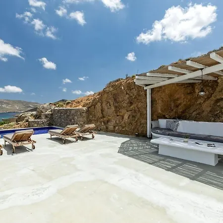 Вилла Elegant Mykonos Air Private Pool 4 Bedrooms Sea View Panormos
