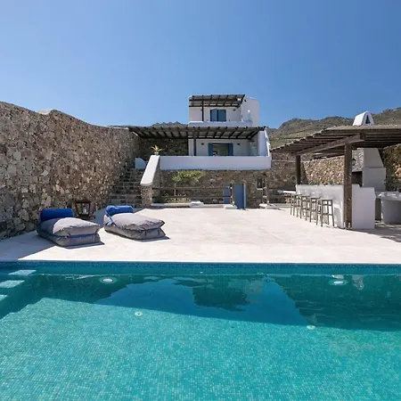 Villa Elegant Mykonos Air Private Pool 4 Bedrooms Sea View Panormos Panormos (Mykonos)