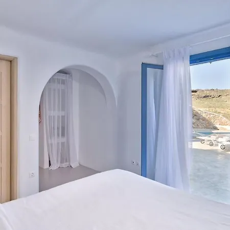 Villa Elegant Mykonos Air Private Pool 4 Bedrooms Sea View Panormos