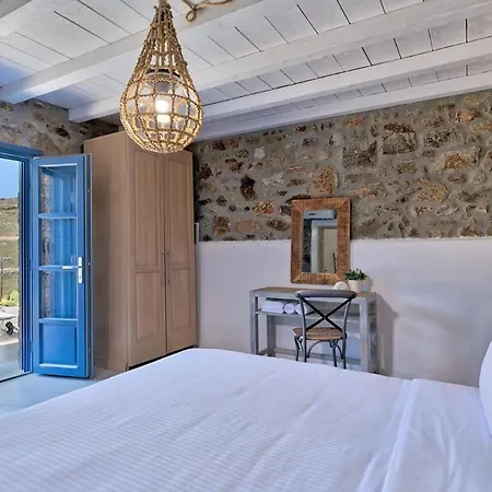 Vila Elegant Mykonos Air Private Pool 4 Bedrooms Sea View Panormos *