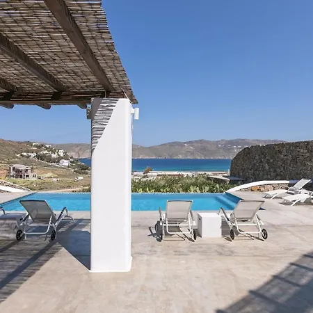 Elegant Mykonos Air Private Pool 4 Bedrooms Sea View Panormos