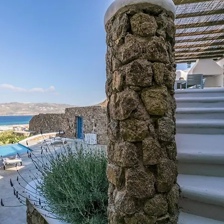 Vila Elegant Mykonos Air Private Pool 4 Bedrooms Sea View Panormos *