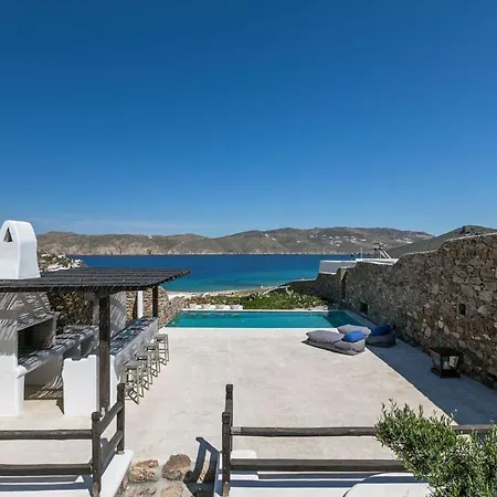 Elegant Mykonos Air Private Pool 4 Bedrooms Sea View Panormos Vila Panormos (Mykonos)